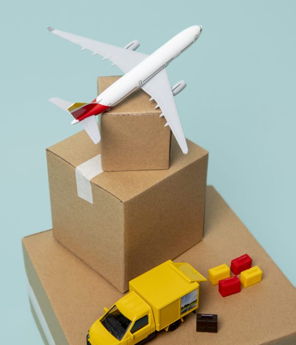 high-angle-plane-truck-with-boxes high-angle-plane-truck-with-boxes
